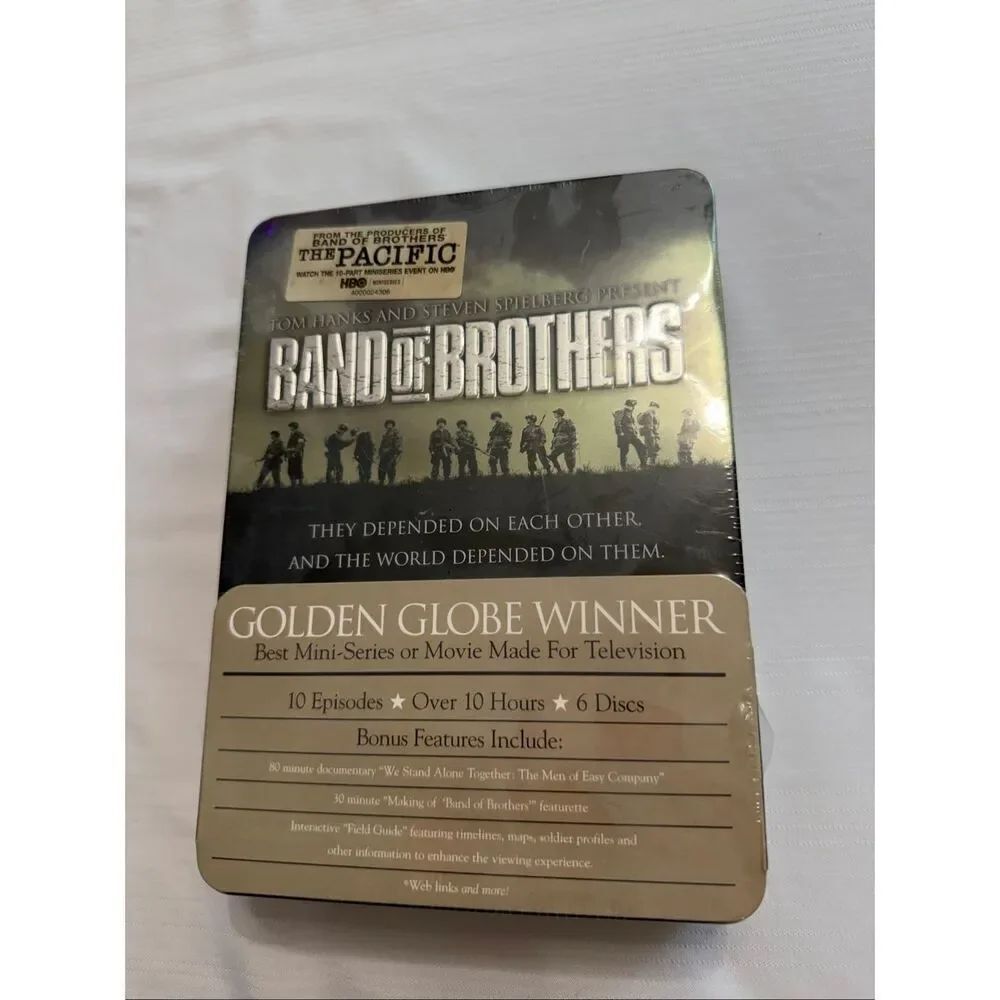 BAND OF BROTHERS - The Complete Series World War II WWII In Tin Set DVD Sealed